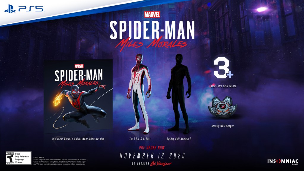 Spider-Man: Miles Morales Standard Edition Pre-Order information